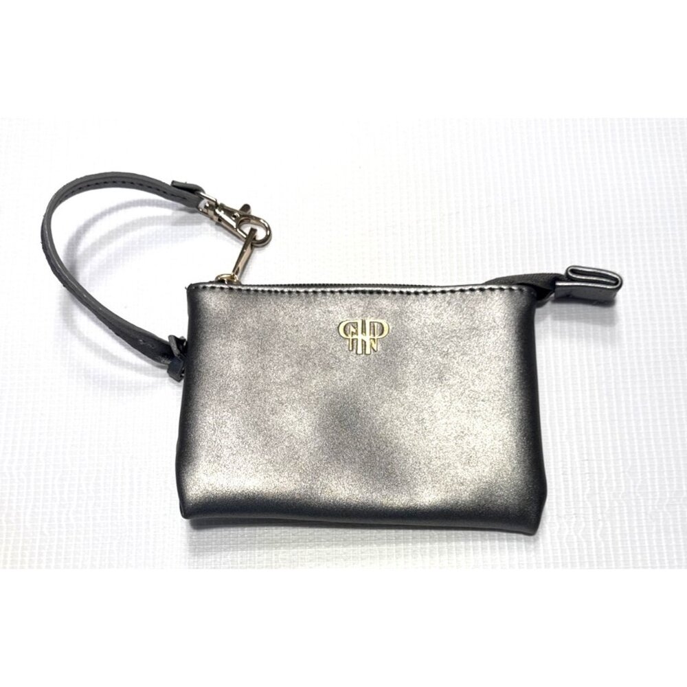 PurseN Zip Top Wristlet in Bronze with Gold Hardware NWOT